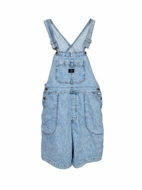 Vintage 90s Harley Davidson Authentic Blue Denim Men/Women’s Overalls Large